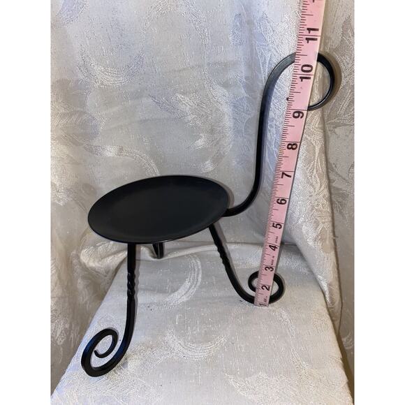 Partylite Barrington Candle Holder Stand Black - Picture 6 of 7